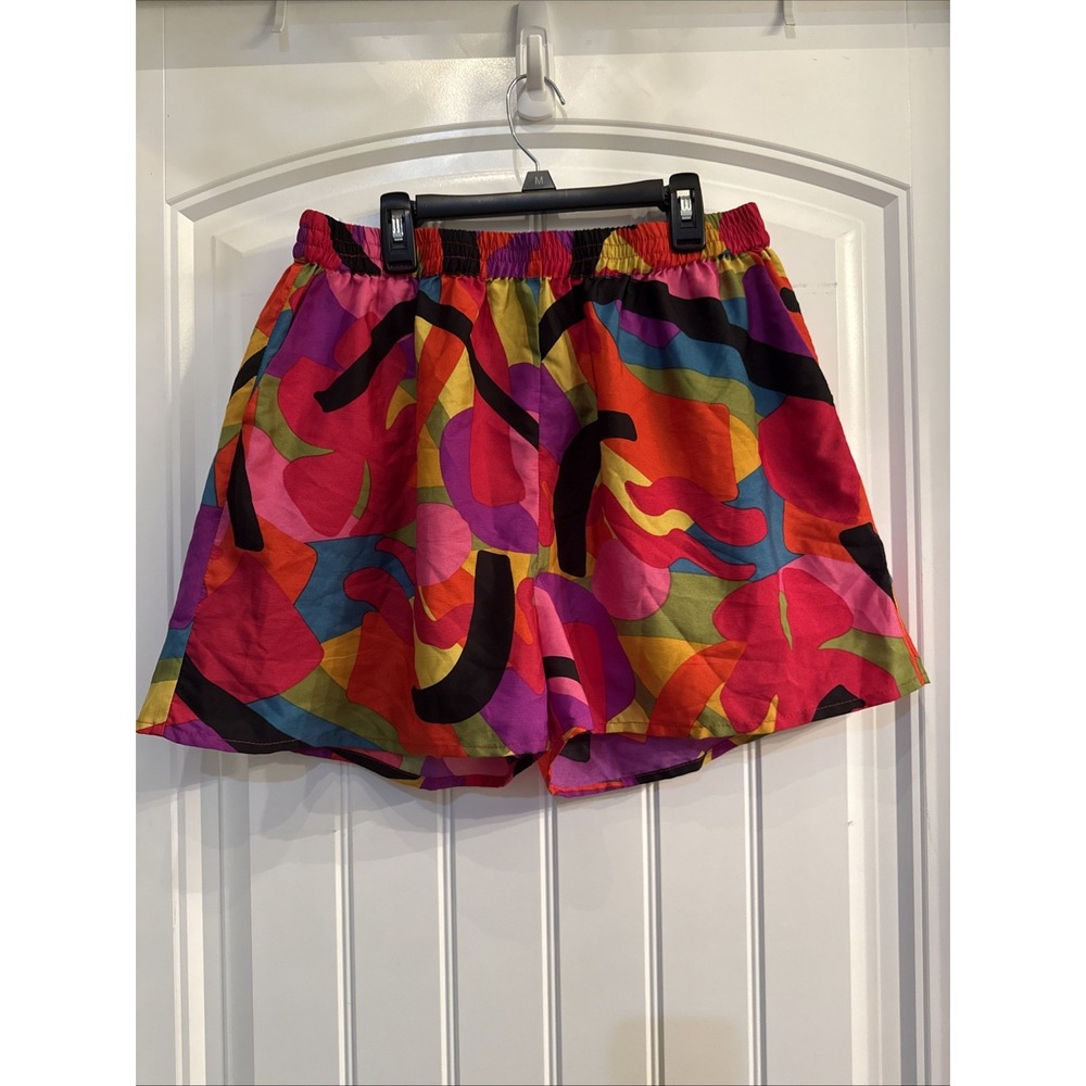Live 4 Truth L Vintage Inspired Colorful Abstract Shorts Elastic Waist
